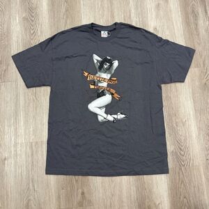 RARE Vintage 2003 Betty Page Forever Pinup Girl T-Shirt Men's Size XL AAA Grey